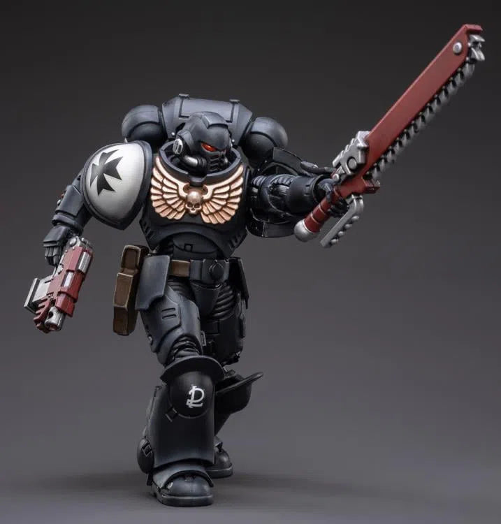 Warhammer 40k: Space Marines: Black Templars: Assault Intercessor: Outriders: Brother Valtus: Action Figure: Joy Toy Joy Toy