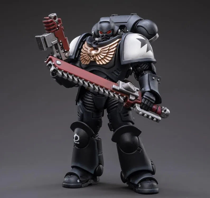 Warhammer 40k: Space Marines: Black Templars: Assault Intercessor: Outriders: Brother Valtus: Action Figure: Joy Toy Joy Toy