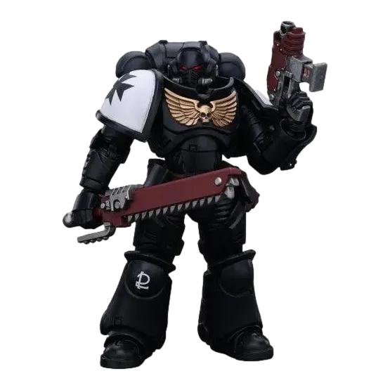 Warhammer 40k: Space Marines: Black Templars: Assault Intercessor: Outriders: Brother Valtus: Action Figure: Joy Toy - Joy Toy Action Figure