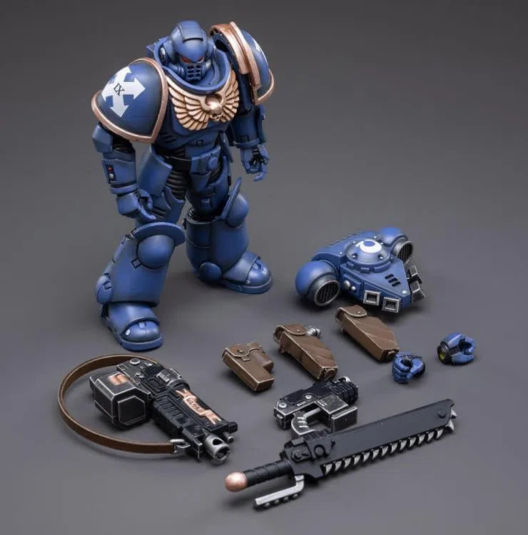 Warhammer 40k: Space Marines: Ultramarines: Assault Intercessor: Brother Catonus: Action Figure: Joy Toy Joy Toy