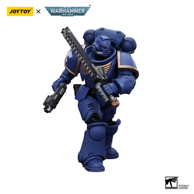 Warhammer 40k: Space Marines: Ultramarines: Assault Intercessor: Brother Catonus: Action Figure: Joy Toy - Joy Toy Action Figure