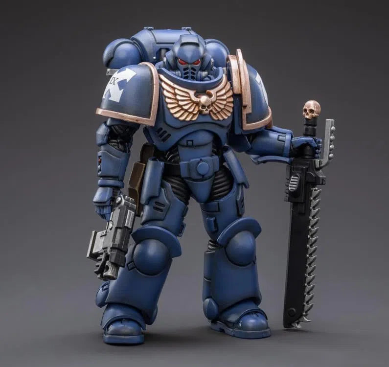 Warhammer 40k: Space Marines: Ultramarines: Assault Intercessor: Brother Catonus: Action Figure: Joy Toy Joy Toy