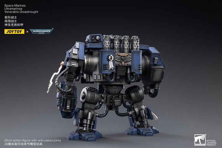 Warhammer 40k: Space Marines Ultramarines Venerable Dreadnought: Action Figure - Joy Toy Action Figure