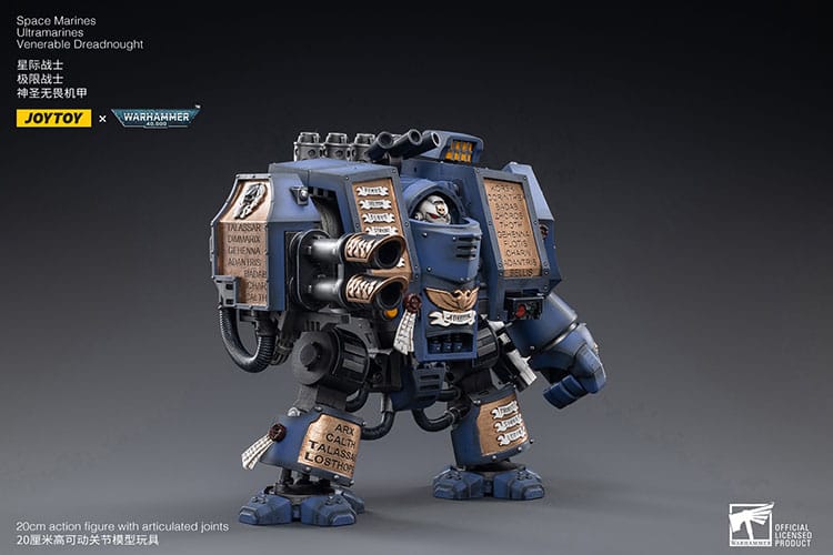 Warhammer 40k: Space Marines Ultramarines Venerable Dreadnought: Action Figure - Joy Toy Action Figure
