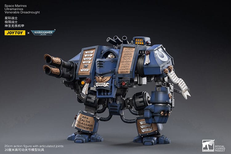 Warhammer 40k: Space Marines Ultramarines Venerable Dreadnought: Action Figure - Joy Toy Action Figure