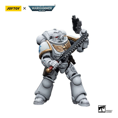 Warhammer 40k: Space Marines: White Consuls Intercessors (Version 1): Action Figure - Joy Toy Action Figure