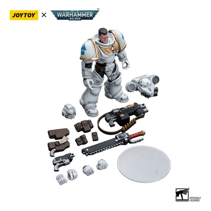 Warhammer 40k: Space Marines: White Consuls Intercessors (Version 1): Action Figure - Joy Toy Action Figure