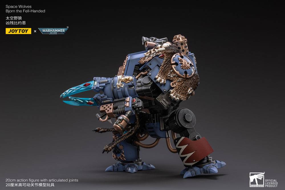 Warhammer 40k: Space Wolves: Bjorn the Fell-Handed: Action Figure - Joy Toy Action Figure