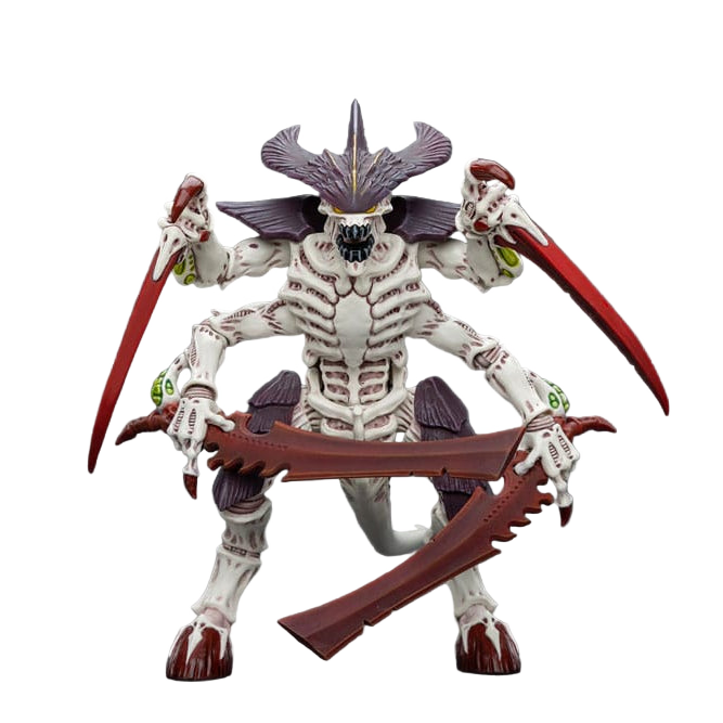 Warhammer 40k: Tyranids: Hive Fleet Leviathan Tyranid Warrior with Boneswords: Action Figure - Joy Toy Action Figures