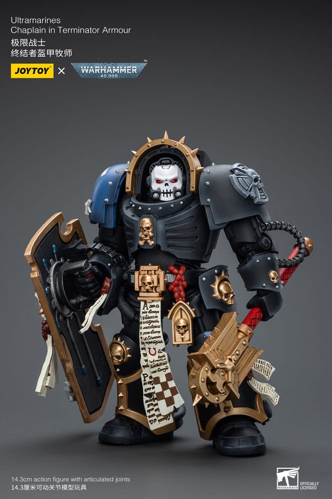 Warhammer 40k: Ultramarines: Chaplain in Terminator Armour: Action Figure - Joy Toy Action Figure
