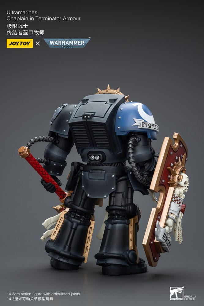 Warhammer 40k: Ultramarines: Chaplain in Terminator Armour: Action Figure - Joy Toy Action Figure
