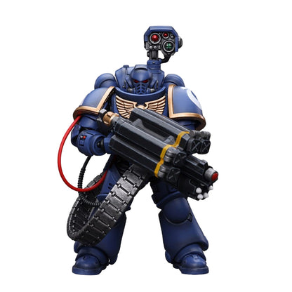 Warhammer 40k: Ultramarines: Desolation Marine with Castellan Launcher (Superfrag): Action Figure - Joy Toy Action Figure