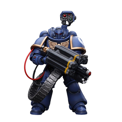 Warhammer 40k: Ultramarines: Desolation Marine with Castellan Launcher (Superfrag): Action Figure - Joy Toy Action Figures
