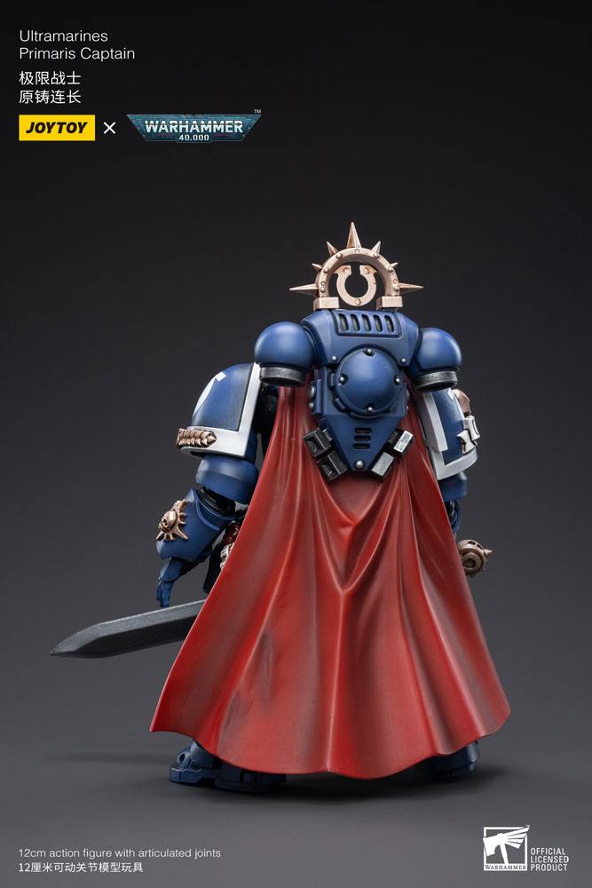 Warhammer 40k: Ultramarines: Primaris Captain: Action Figure - Joy Toy Action Figure