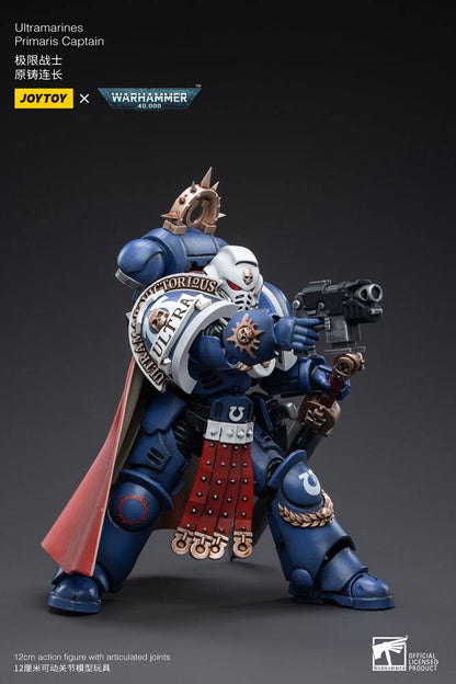 Warhammer 40k: Ultramarines: Primaris Captain: Action Figure - Joy Toy Action Figure