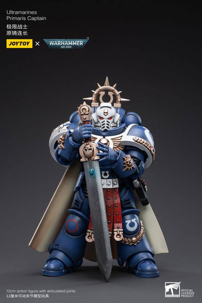 Warhammer 40k: Ultramarines: Primaris Captain: Action Figure - Joy Toy Action Figure