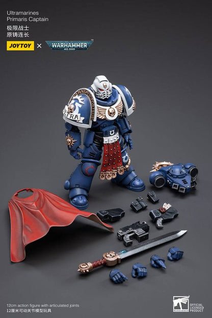 Warhammer 40k: Ultramarines: Primaris Captain: Action Figure - Joy Toy Action Figure