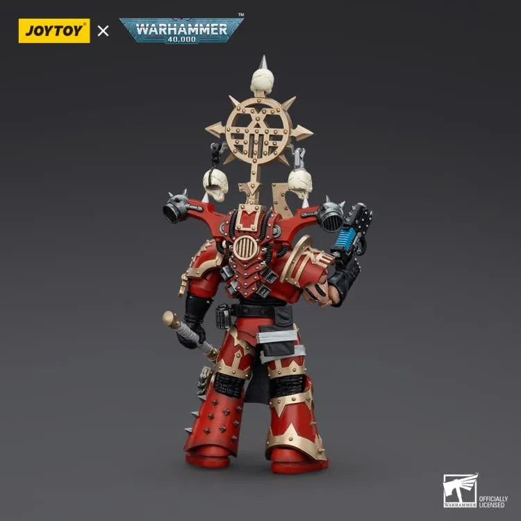 Warhammer 40k: World Eaters: Khorne Berzerker With Berzerker Icon: Action Figure: Joy Toy Joy Toy