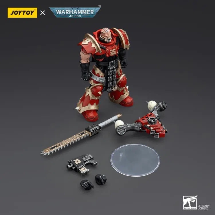 Warhammer 40k: World Eaters: Khorne Berzerker With Eviscerator Chainsword: Action Figure: Joy Toy Joy Toy