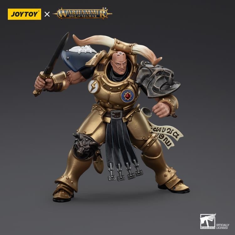 Warhammer: Age Of Sigmar: Stormcast Eternals: The Blacktalons: Rostus Oxen hammer: Action Figure: Joy Toy Joy Toy