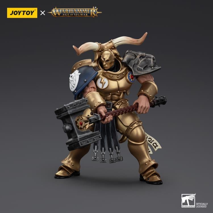 Warhammer: Age Of Sigmar: Stormcast Eternals: The Blacktalons: Rostus Oxen hammer: Action Figure: Joy Toy Joy Toy