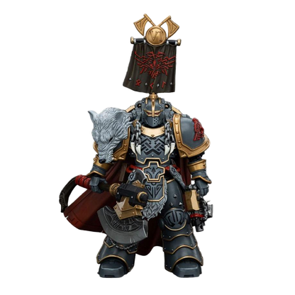 Warhammer The Horus Heresy Action Figure 1/18 Space Wolves Legion Praetor with Power Axe and Combat Shield 12 cm - Joy Toy Action Figures