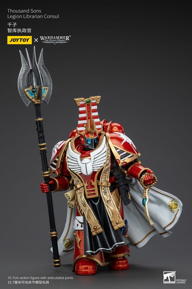 Warhammer The Horus Heresy Action Figure 1/18 Thousand Sons Legion Librarian Consut 16 cm - Joy Toy Action Figures