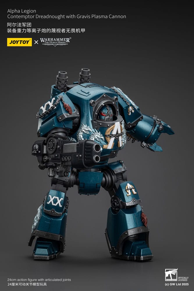 Warhammer The Horus Heresy Action Figure Alpha Legion Contemptor Dreadnought with Gravis Plasma Cannon 25 cm - Joy Toy Action Figure