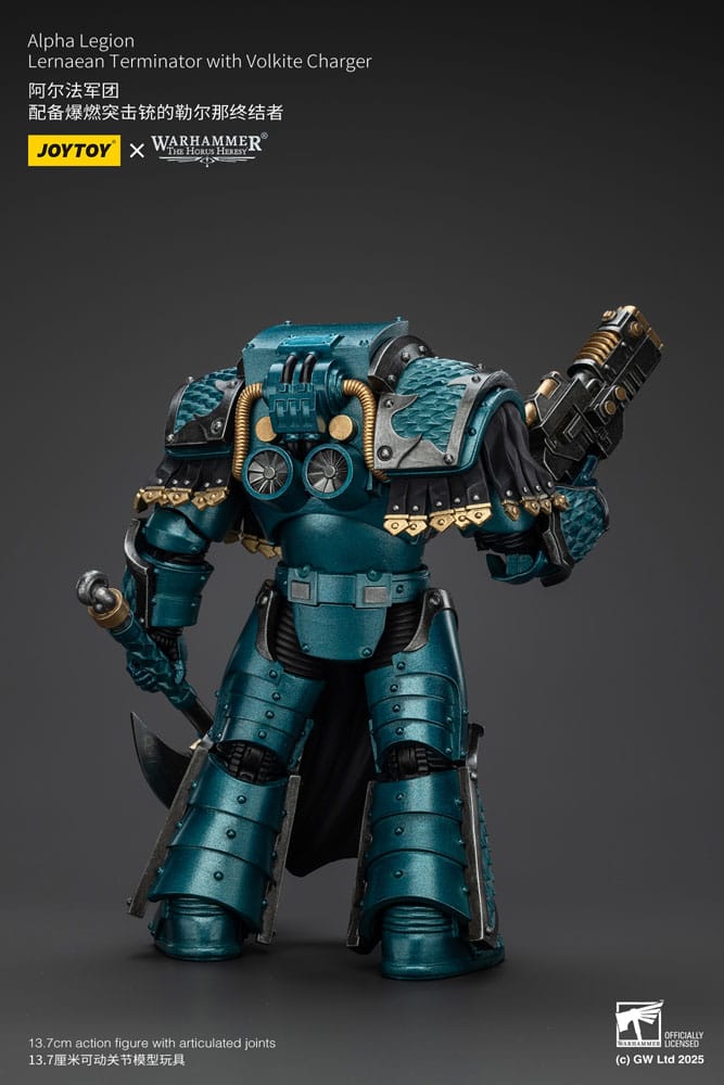 Warhammer The Horus Heresy Action Figure Alpha Legion Lernaean Terminator with Volkite Charger 20 cm - Joy Toy Action Figures