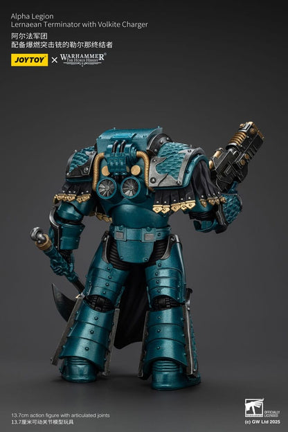 Warhammer The Horus Heresy Action Figure Alpha Legion Lernaean Terminator with Volkite Charger 20 cm - Joy Toy Action Figures