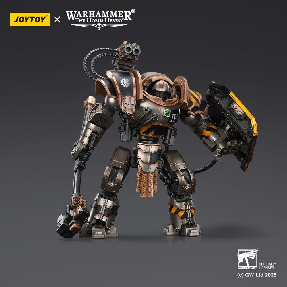 Warhammer The Horus Heresy Action Figure Iron Warriors Iron Circle Domitar-Ferrum Class Battle-automata with Karceri Battle Shield - Joy Toy Action Figures