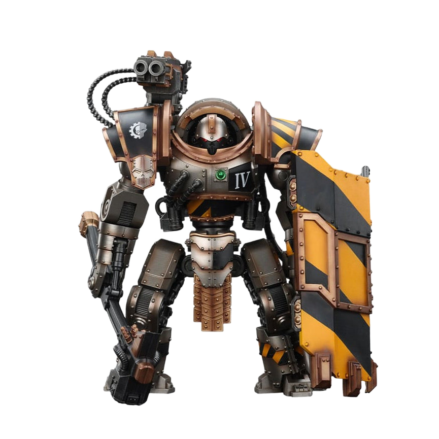 Warhammer The Horus Heresy Action Figure Iron Warriors Iron Circle Domitar-Ferrum Class Battle-automata with Karceri Battle Shield - Joy Toy Action Figures
