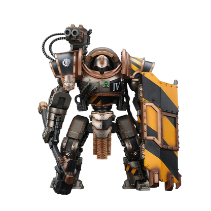 Warhammer The Horus Heresy Action Figure Iron Warriors Iron Circle Domitar-Ferrum Class Battle-automata with Karceri Battle Shield - Joy Toy Action Figures