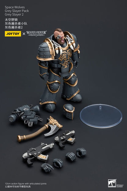Warhammer The Horus Heresy Action Figure Space Wolves Grey Slayer Pack Grey Slayer 2 - Joy Toy Action Figure