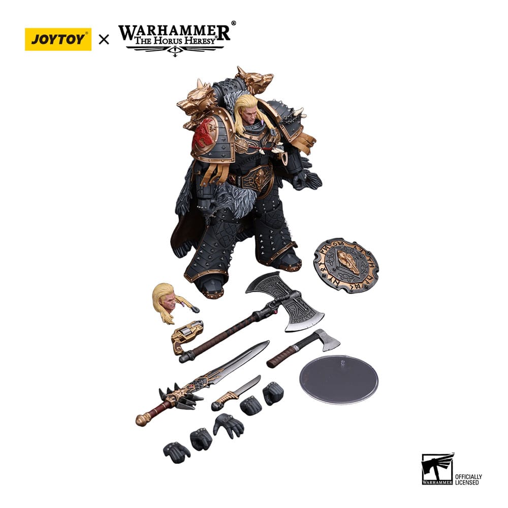 Warhammer The Horus Heresy Action Figure Space Wolves Leman Russ Primarch of the VIth Legion - Joy Toy Action Figure