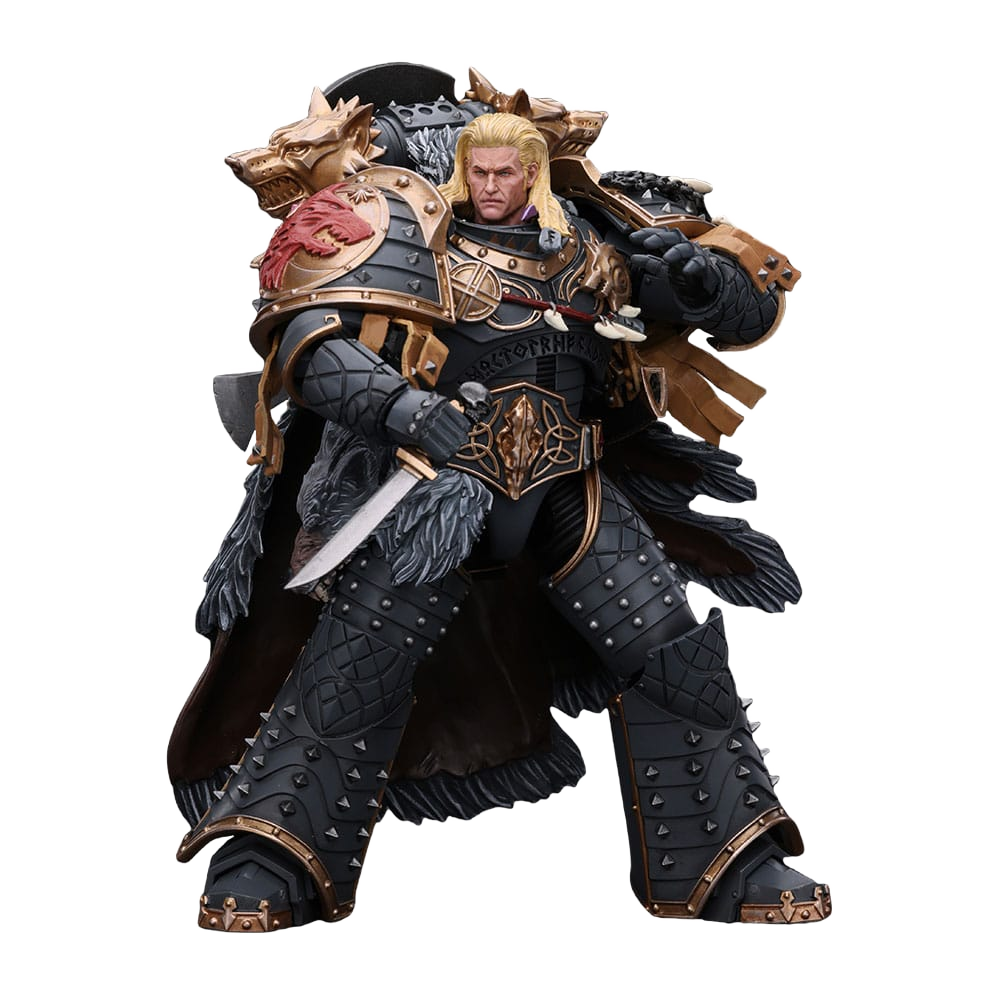 Warhammer The Horus Heresy Action Figure Space Wolves Leman Russ Primarch of the VIth Legion - Joy Toy Action Figures