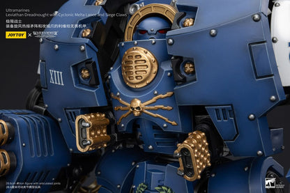 Warhammer The Horus Heresy Action Figure Ultramarines Leviathan Dreadnought with Cyclonic Melta Lance And Siege Claws - Joy Toy Action Figure