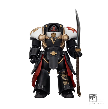 Warhammer The Horus Heresy Action Figure White Scars Ebon Keshig Terminator 1 with Power Glaive 13 cm - Joy Toy (CN) Action Figures