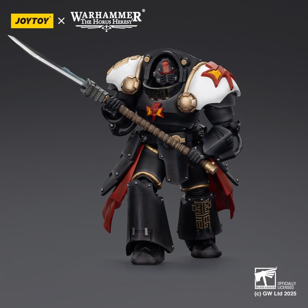 Warhammer The Horus Heresy Action Figure White Scars Ebon Keshig Terminator 2 with Power Glaive 13 cm - Joy Toy (CN) Action Figures