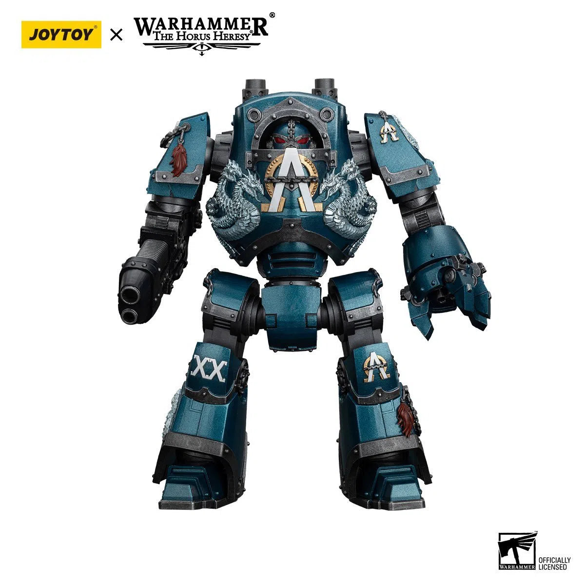 Warhammer: The Horus Heresy: Alpha Legion: Contemptor Dreadnought with Gravis Plasma Cannon: Action Figure: Joy Toy