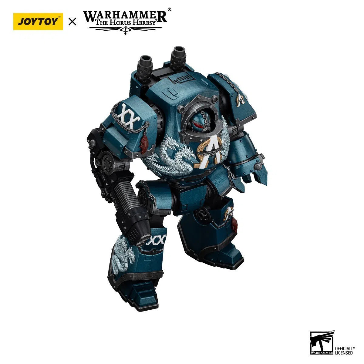 Warhammer: The Horus Heresy: Alpha Legion: Contemptor Dreadnought with Gravis Plasma Cannon: Action Figure: Joy Toy