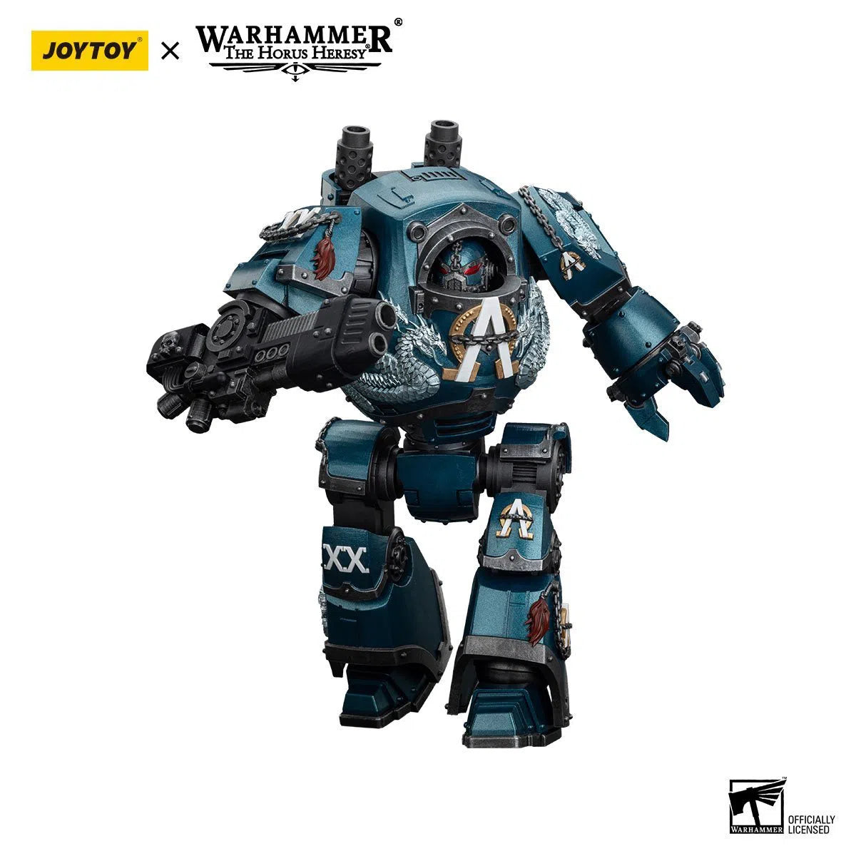 Warhammer: The Horus Heresy: Alpha Legion: Contemptor Dreadnought with Gravis Plasma Cannon: Action Figure: Joy Toy