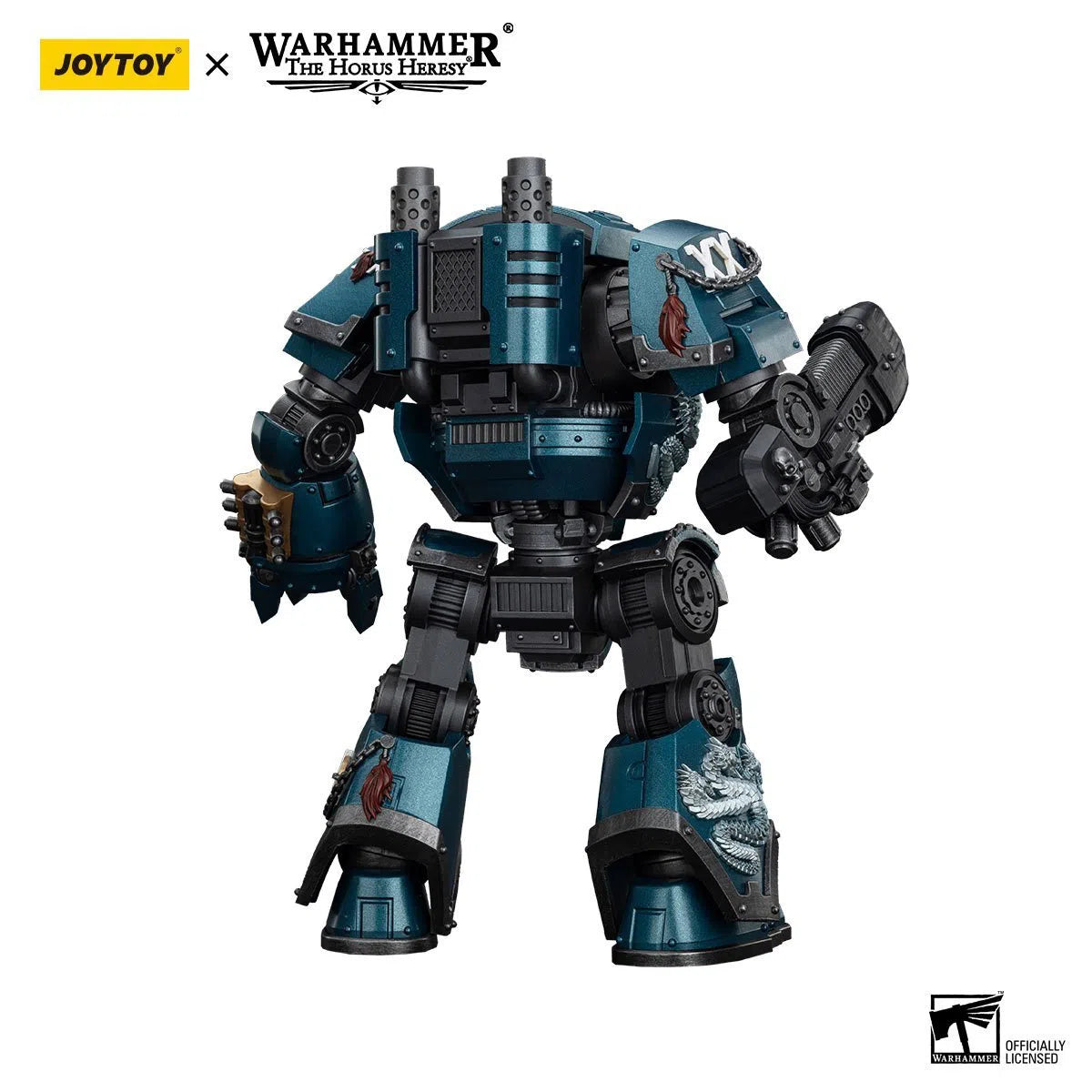 Warhammer: The Horus Heresy: Alpha Legion: Contemptor Dreadnought with Gravis Plasma Cannon: Action Figure: Joy Toy