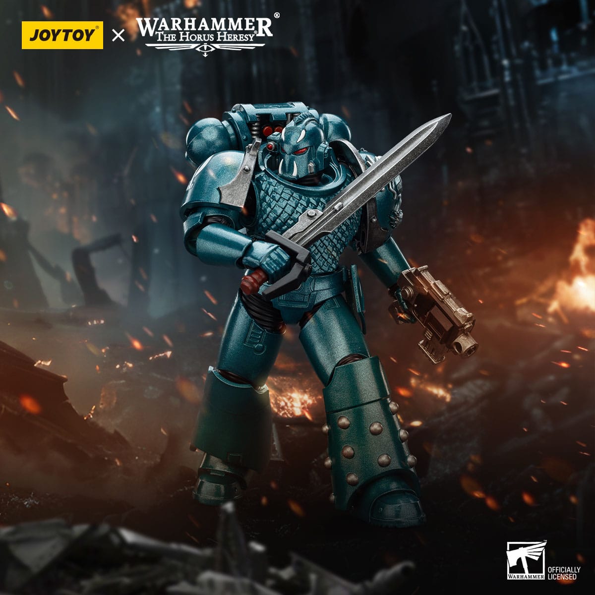Warhammer: The Horus Heresy: Alpha Legion: Head hunter Prime - Joy Toy Action Figures