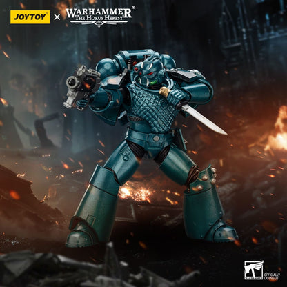 Warhammer: The Horus Heresy: Alpha Legion: Head hunter With Banestrike Combi-Bolter And Power Dagger: Action Figure: Joy Toy - Joy Toy Action Figure