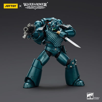 Warhammer: The Horus Heresy: Alpha Legion: Head hunter With Banestrike Combi-Bolter And Power Dagger - Joy Toy Action Figures
