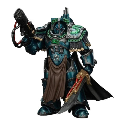 Horus Heresy: Alpha Legion Praetor in Cataphractii Terminator Armour - Joy Toy Action Figures