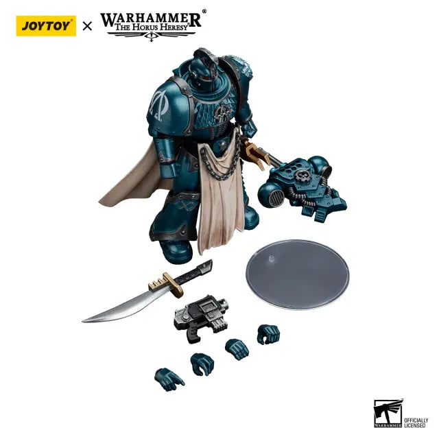 Warhammer: The Horus Heresy: Alpha Legion: Legion Praetor with Power Sword - Joy Toy Action Figures