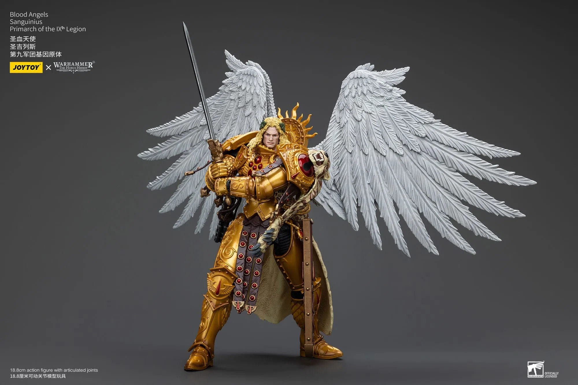 Warhammer The Horus Heresy: Blood Angels:Sanguinius Primarch of the IXth Legion: Action Figure: Joy Toy Joy Toy