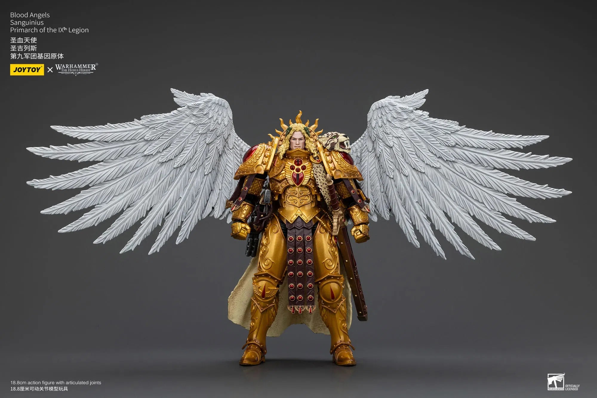 Warhammer The Horus Heresy: Blood Angels:Sanguinius Primarch of the IXth Legion: Action Figure: Joy Toy Joy Toy